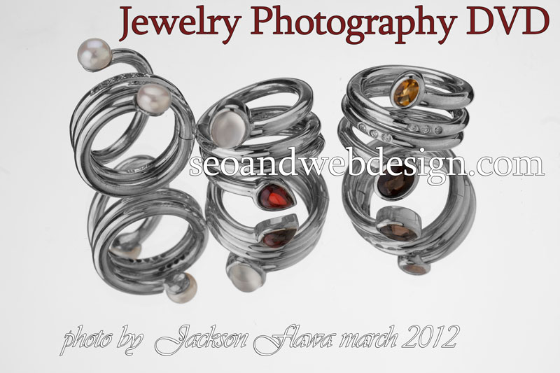 rings jewelry photographed