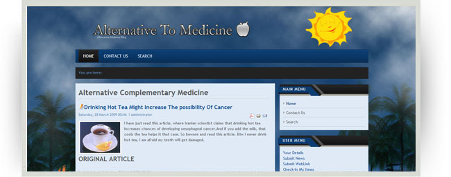 alternative medicine portfolio