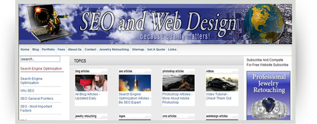 seo web design